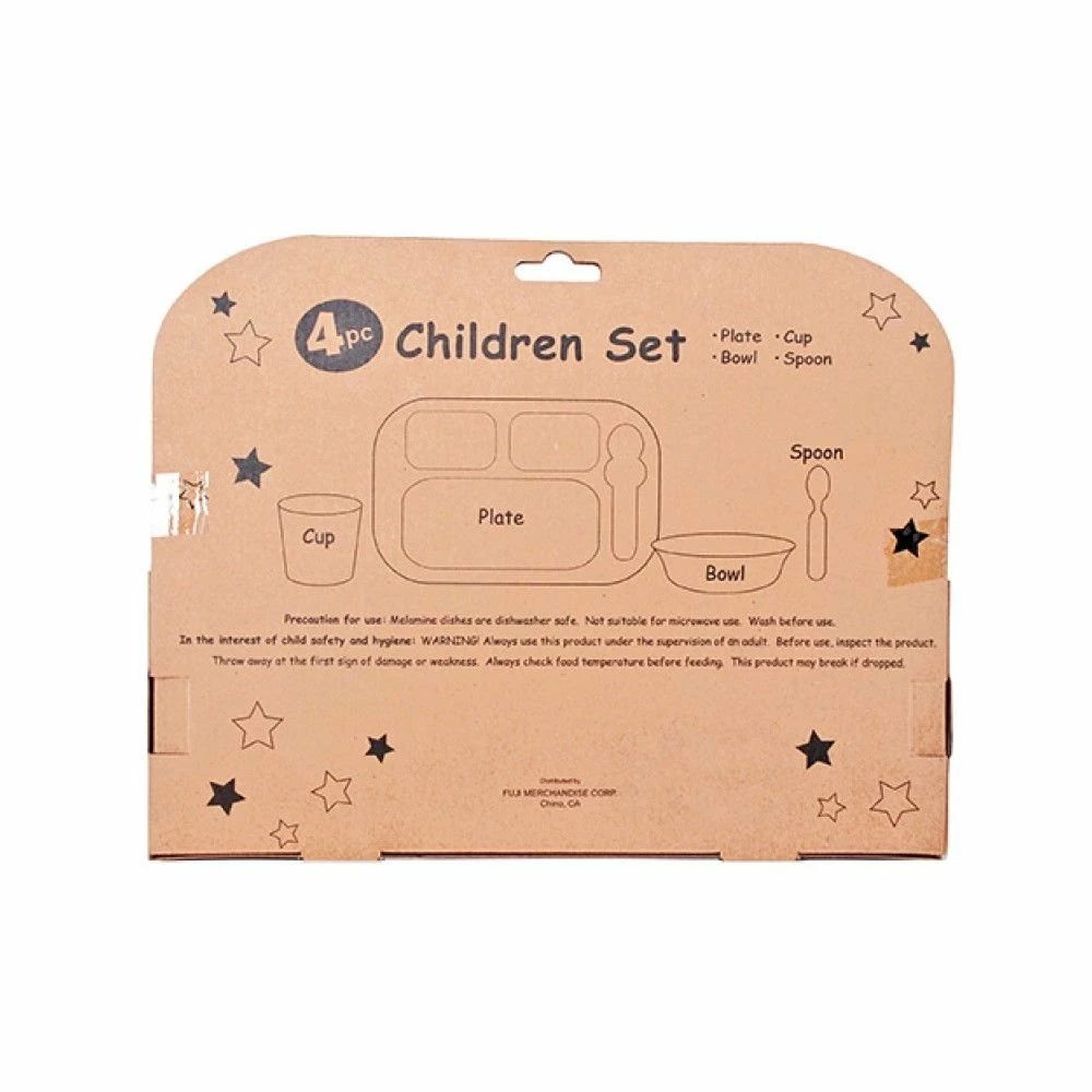 Fuji Merchandise 4-Piece Melamine Children's Dinnerware Set | Panda 9 Fuji Merchandise 4-Piece Melamine Children's Dinnerware Set | Panda - Image 7