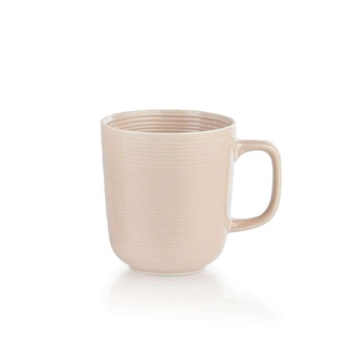 Everything Kitchens Modern Colorful Neutrals - Rippled 12oz Mugs (Set Of 4) - Glazed | Blush Pink 4 Everything Kitchens Modern Colorful Neutrals - Rippled 12oz Mugs (Set Of 4) - Glazed | Blush Pink - Image 2