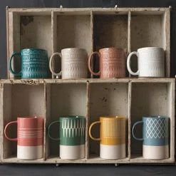 Danica Brands Danica Heirloom 14oz Etch Mug | Jade 5 Danica Brands Danica Heirloom 14oz Etch Mug | Jade -Dinnerware Sales l107031 etch and gala mugs style 4