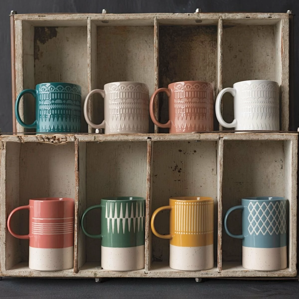 Danica Brands Danica Heirloom 14oz Etch Mug | Jade 4 Danica Brands Danica Heirloom 14oz Etch Mug | Jade - Image 2