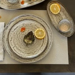 Carmel Ceramica Truffle 9" Salad Plate -Dinnerware Sales lifestyle1 11