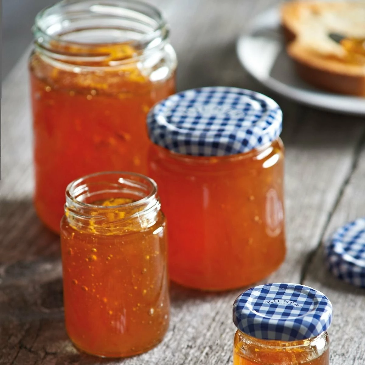 Kilner Twist Top Round Jar (Blue) | 24oz 4 Kilner Twist Top Round Jar (Blue) | 24oz - Image 2