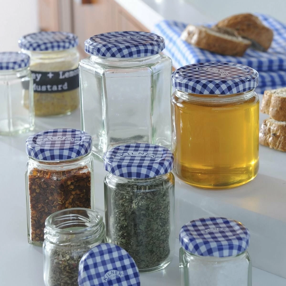 Kilner Twist Top Round Jar (Blue) | 12.5oz 8 Kilner Twist Top Round Jar (Blue) | 12.5oz - Image 6