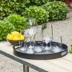 TarHong Montana 10oz Tritan Stemless Flute | Clear -Dinnerware Sales lifestyle3 3