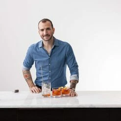 Fortessa Crafthouse Mixing Set 17 Fortessa Crafthouse Mixing Set -Dinnerware Sales lifestyle image of bartender 1