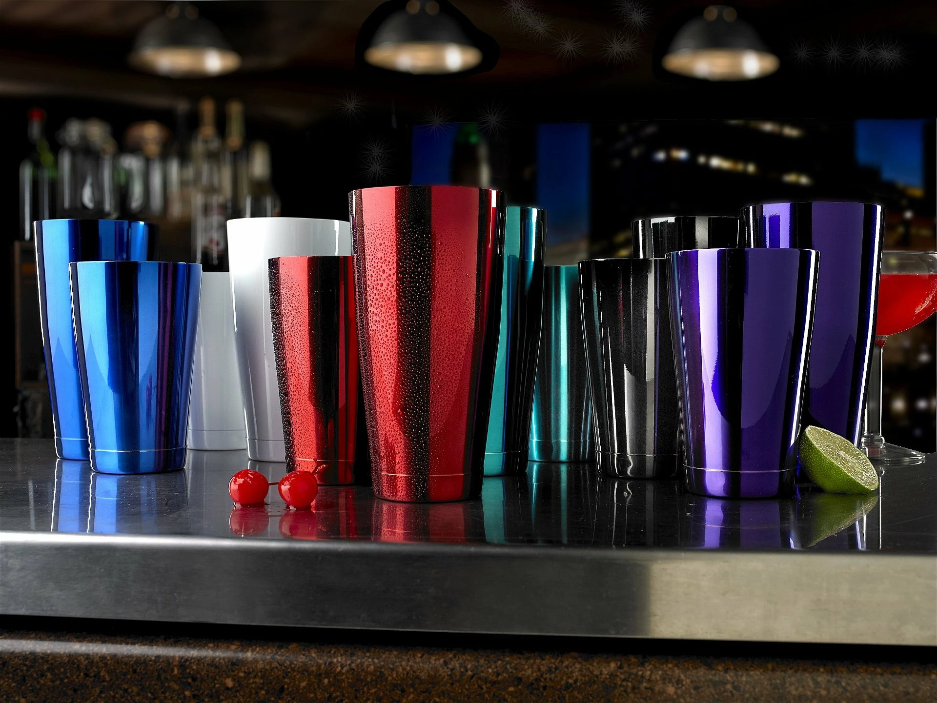 Mercer Barfly 18oz Shaker/Tin | Purple 7 Mercer Barfly 18oz Shaker/Tin | Purple - Image 5