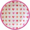 C.R Gibson (One Coast) C.R. Gibson Paper Lunch/Dessert Plates (Set Of 8) | With All My Heart -Dinnerware Sales lunch dinnerplateonwhite