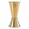 Mercer Barfly 20ml X 40ml Japanese Style Jigger | Gold Plated -Dinnerware Sales m37001gd barfly gold plated jigger 20ml 40ml 1