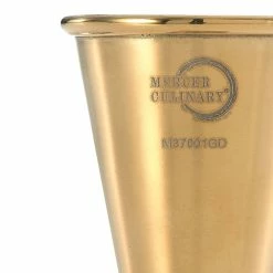 Mercer Barfly 20ml X 40ml Japanese Style Jigger | Gold Plated -Dinnerware Sales m37001gd barfly gold plated jigger 20ml 40ml closeup
