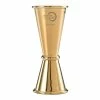 Mercer Barfly 1oz X 1.5oz Japanese Style Jigger | Gold Plated 2 Mercer Barfly 1oz X 1.5oz Japanese Style Jigger | Gold Plated -Dinnerware Sales m37003gd barfly gold plated jigger 1.5oz 1