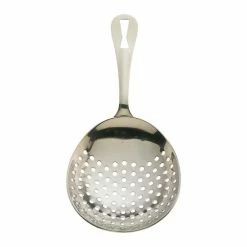 Mercer Barfly Julep Strainer | Stainless Steel -Dinnerware Sales m37028 barfly stainless steel julep strainer silver inside