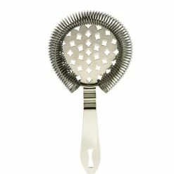 Mercer Barfly Classic Hawthorne Spring Bar Strainer | Stainless Steel