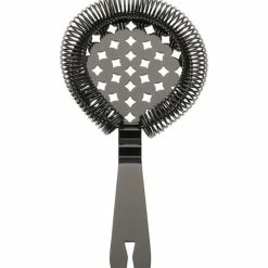 Mercer Barfly Classic Hawthorne Spring Bar Strainer | Gun Metal Black