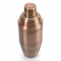 Mercer Barfly 3-Piece Heavy-Duty Cocktail Shaker Set | Antique Copper -Dinnerware Sales m37038acp heavy duty cocktail shaker set