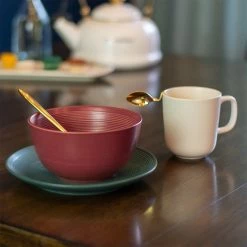 Everything Kitchens Modern Colorful Neutrals - Rippled Matte Dinnerware Collection -Dinnerware Sales matte9