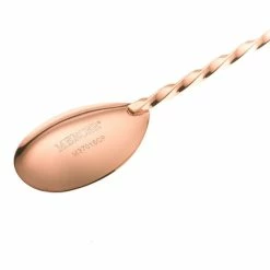 Mercer Barfly 15.75" Bar Spoon With Muddler | Copper Plated -Dinnerware Sales mercer barfly 11.8in copper plated bar spoon with muddler m37018cp image4 1