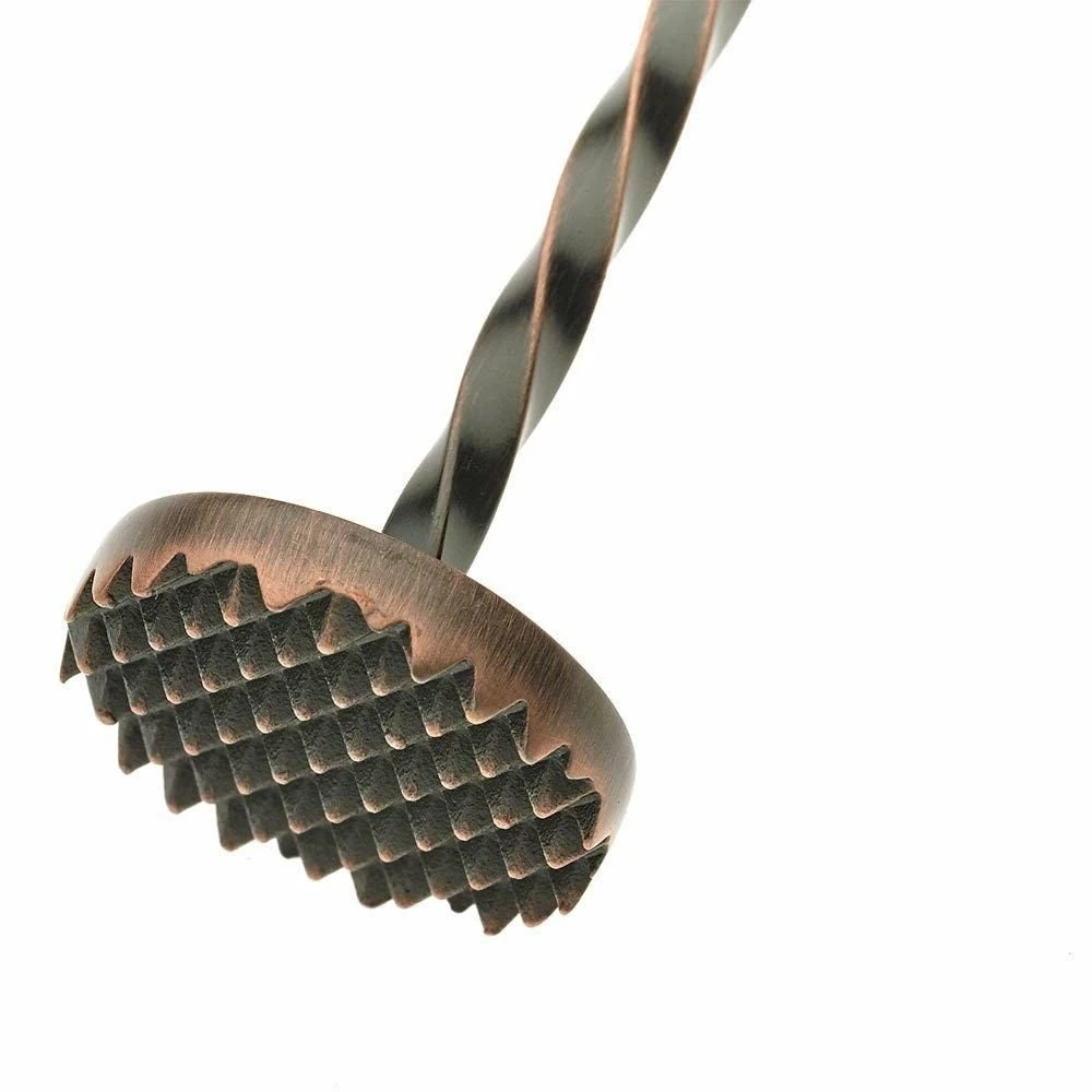 Mercer Barfly 15.75" Bar Spoon With Muddler | Antique Copper - Image 3