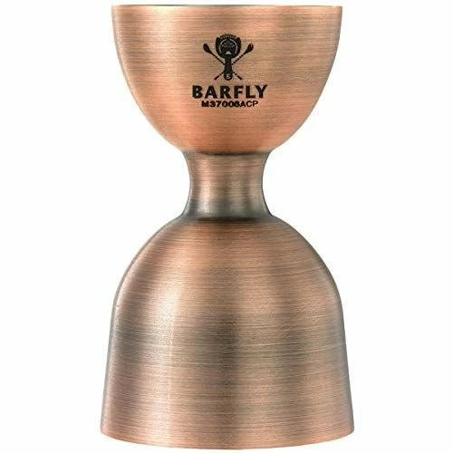 Mercer Barfly 1oz X 2oz Bell Style Jigger | Antique Copper 3 Mercer Barfly 1oz X 2oz Bell Style Jigger | Antique Copper