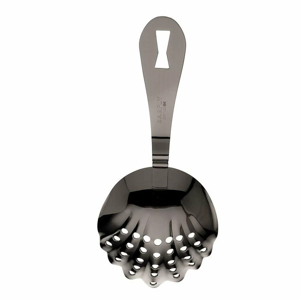 Mercer Barfly Scalloped Julep Strainer | Gun Metal Black 3 Mercer Barfly Scalloped Julep Strainer | Gun Metal Black
