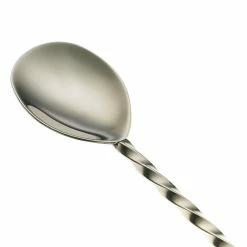 Mercer Barfly 15.75" Bar Spoon With Muddler | Stainless Steel -Dinnerware Sales mercerbarfly.11.8in.stainlesssteelbarspoonwithmuddler.m37018.bowlend 1