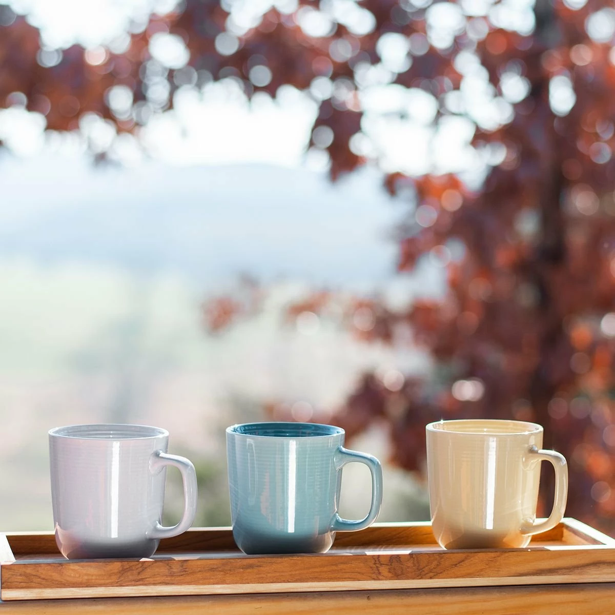 Everything Kitchens Modern Colorful Neutrals - Rippled 12oz Mugs (Set Of 4) - Glazed | Butter Yellow 6 Everything Kitchens Modern Colorful Neutrals - Rippled 12oz Mugs (Set Of 4) - Glazed | Butter Yellow - Image 4