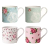 Royal Albert New Country Roses Collection Modern Casual Mugs (Set Of 4) | Pink, Polka Rose, Polka Blue & Rose Confetti 2 Royal Albert New Country Roses Collection Modern Casual Mugs (Set Of 4) | Pink, Polka Rose, Polka Blue & Rose Confetti -Dinnerware Sales mugset1