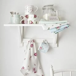 Royal Albert New Country Roses Collection Modern Casual Mugs (Set Of 4) | Pink, Polka Rose, Polka Blue & Rose Confetti -Dinnerware Sales mugset4