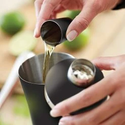 Swissmar Nuance 3-Piece Cocktail Shaker | Matte Black 5 Swissmar Nuance 3-Piece Cocktail Shaker | Matte Black -Dinnerware Sales nuance