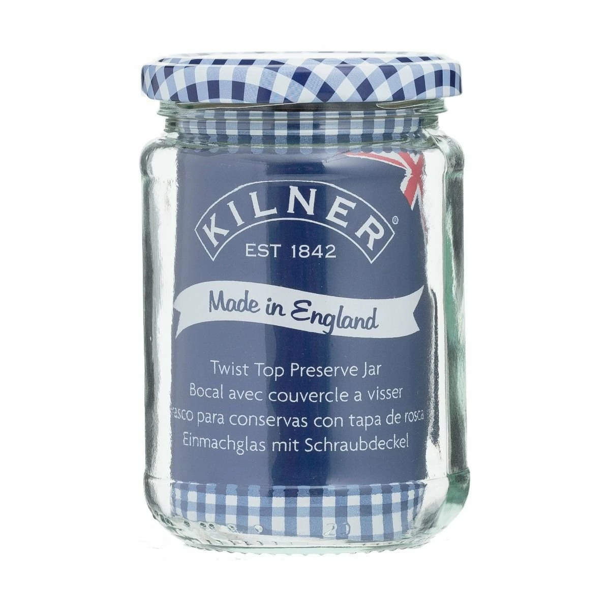 Kilner Twist Top Round Jar (Blue) | 12.5oz 4 Kilner Twist Top Round Jar (Blue) | 12.5oz - Image 2