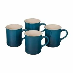 Le Creuset 14oz Mugs (Set Of 4) | Deep Teal
