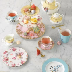 Royal Albert 100 Years 1950-1990 10-Piece Set | Festival, Golden Rose, Poppy, Rose Blush & Bouquet -Dinnerware Sales ra106