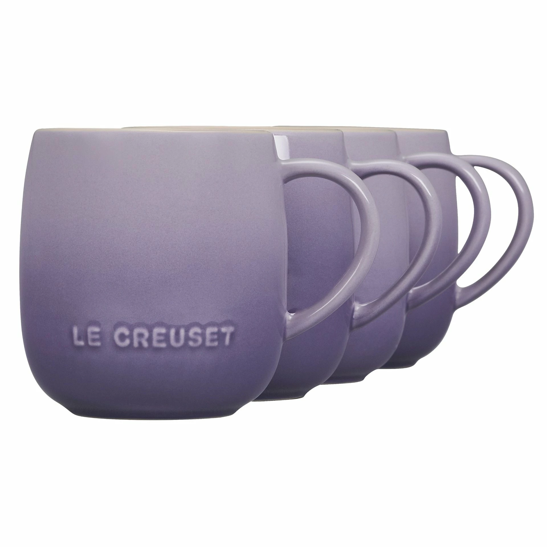 Le Creuset 13oz Heritage Mugs (Set Of 4) | Provence Purple 4 Le Creuset 13oz Heritage Mugs (Set Of 4) | Provence Purple - Image 2