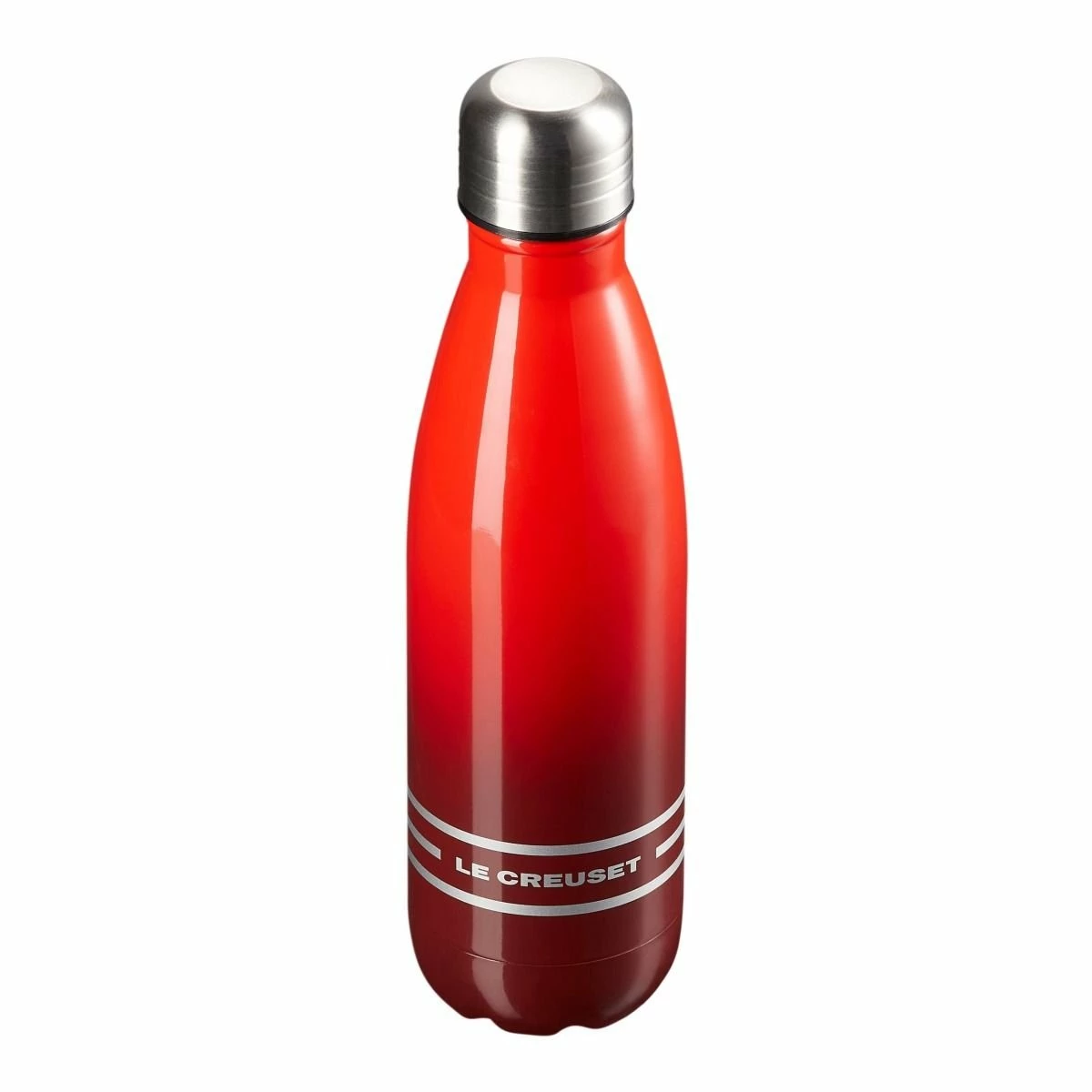 Le Creuset Stainless Steel Hydration Bottle | Cerise 4 Le Creuset Stainless Steel Hydration Bottle | Cerise - Image 2