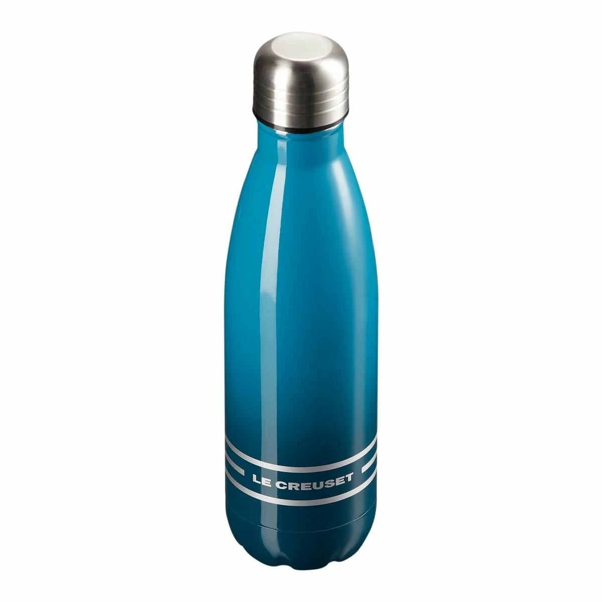 Le Creuset Stainless Steel Hydration Bottle | Deep Teal 4 Le Creuset Stainless Steel Hydration Bottle | Deep Teal - Image 2