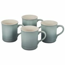 Le Creuset 14oz Mugs Set Of 4 | Sea Salt
