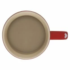 Le Creuset L'Amour Collection 14oz Mug With Heart Applique | Cerise -Dinnerware Sales rs17982 pg90033al 0067 3