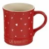 Le Creuset L'Amour Collection 14oz Mug With Heart Applique | Cerise 1 Le Creuset L'Amour Collection 14oz Mug With Heart Applique | Cerise -Dinnerware Sales rs17984 pg90033al 0067