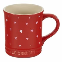 Le Creuset L'Amour Collection 14oz Mug With Heart Applique | Cerise