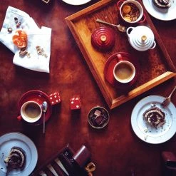 Le Creuset Cappuccino Cup Set For 2 | Cerise/Cherry Red -Dinnerware Sales rs6358 160203 lecreuset card 9 093 ret 7 13 hpr