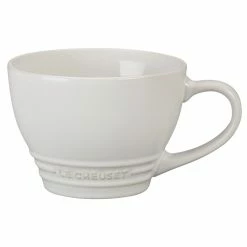 Le Creuset 14oz Stoneware Bistro Mug | White