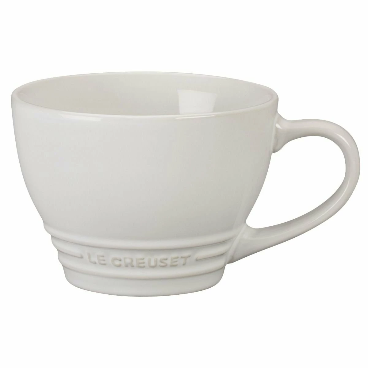 Le Creuset 14oz Stoneware Bistro Mug | White 3 Le Creuset 14oz Stoneware Bistro Mug | White