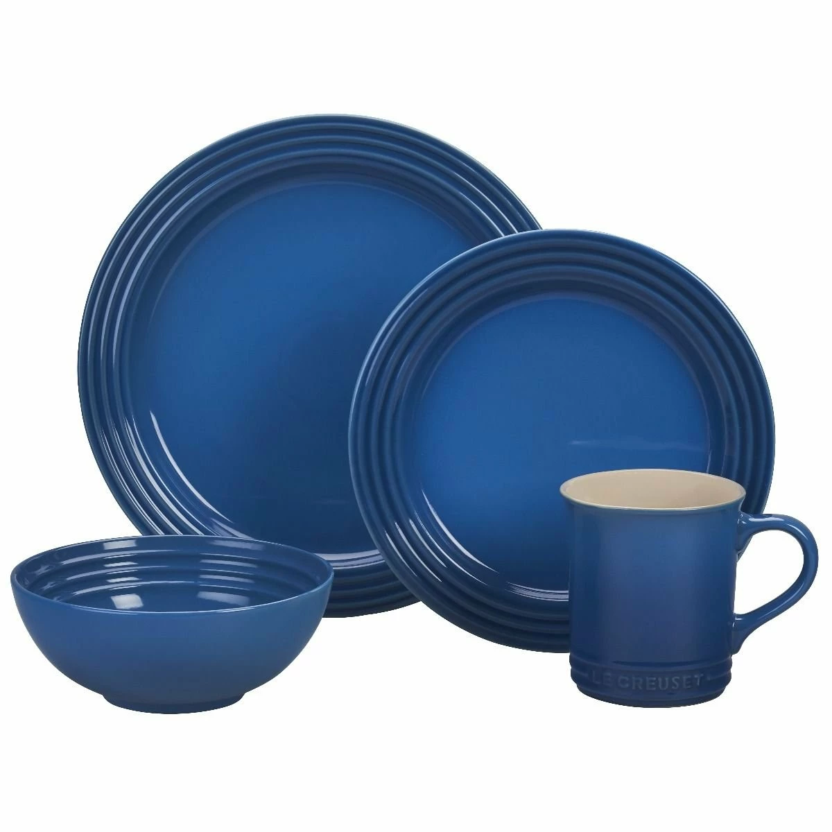 Le Creuset 16-Piece Dinnerware Set | Marseille Blue 3 Le Creuset 16-Piece Dinnerware Set | Marseille Blue