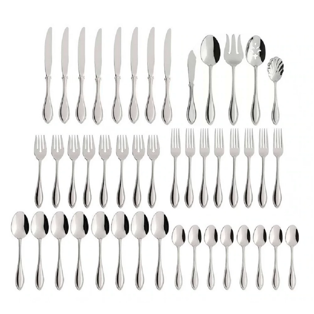 Oneida 18/0 Stainless Steel 45-Piece Flatware Set | American Harmony 4 Oneida 18/0 Stainless Steel 45-Piece Flatware Set | American Harmony - Image 2