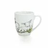 Everything Kitchens Barnyard Baby Animals 12oz Mug | "Leaping Sheep" - Lamb -Dinnerware Sales sheep mug view 1