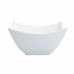 Fortessa Fiji Square Bowl 5.75"| White 5 Fortessa Fiji Square Bowl 5.75"| White -Dinnerware Sales side view 1 1