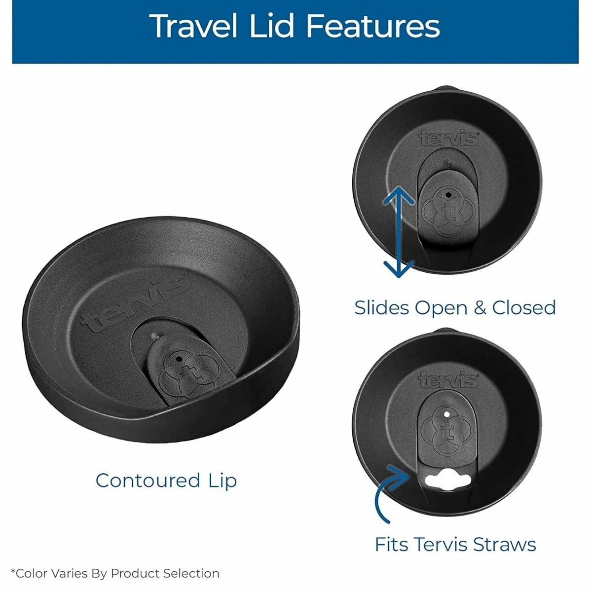 Tervis® Travel Lid | Fits 16oz Tumblers - Blue Moon 4 Tervis® Travel Lid | Fits 16oz Tumblers - Blue Moon - Image 2
