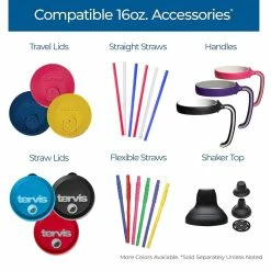 Tervis® 16oz Double-Walled Insulated Tumbler With Lid | Fiesta® Dots - Poppy -Dinnerware Sales skulltumbler4 5