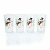 Fiesta® 16oz Cooler Glassware (Set Of 4) | Frosted Snowman 2 Fiesta® 16oz Cooler Glassware (Set Of 4) | Frosted Snowman -Dinnerware Sales snm215f 1