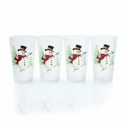 Fiesta® Drinkware Set Of 8 | Snowman 8 Fiesta® Drinkware Set Of 8 | Snowman -Dinnerware Sales snowmancooler