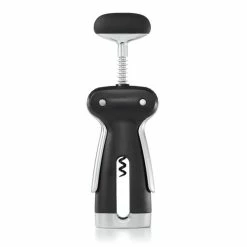 OXO SteeL Winged Corkscrew + Removable Foil Cutter -Dinnerware Sales stl 3113400 3a